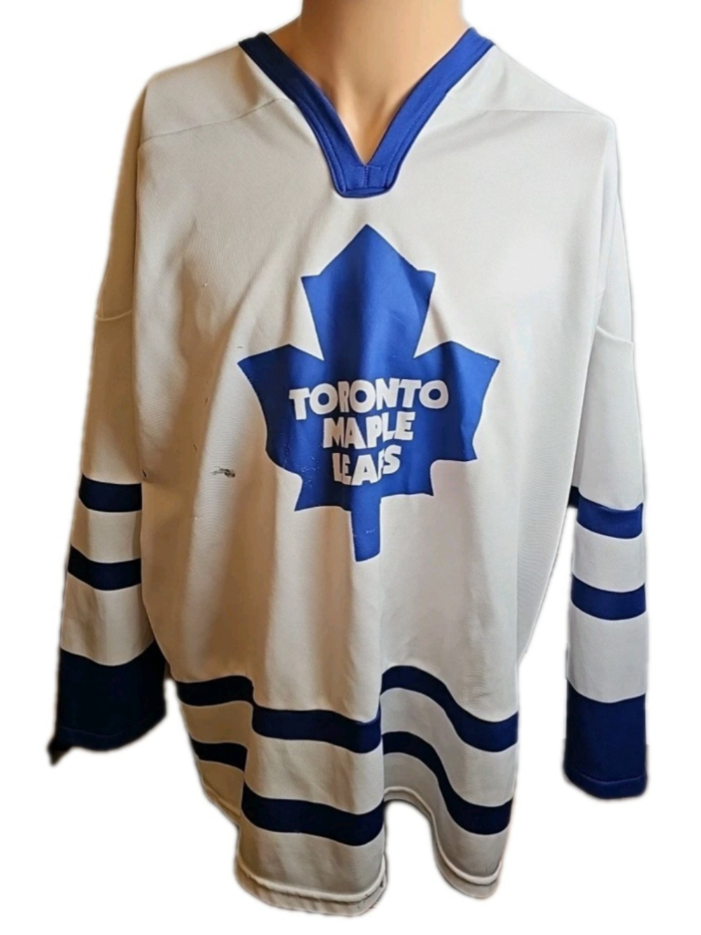 Vintage CCM Toronto Maple Leafs Hockey Jersey Adult Size XL Made In Canada NHL